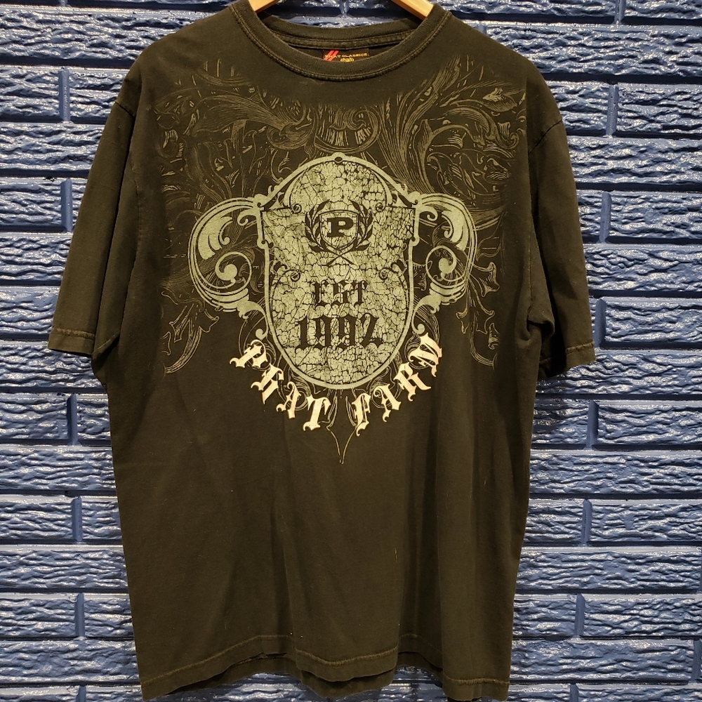 PHAT FARM, PHAT CLASSIC SHIRT BLACK